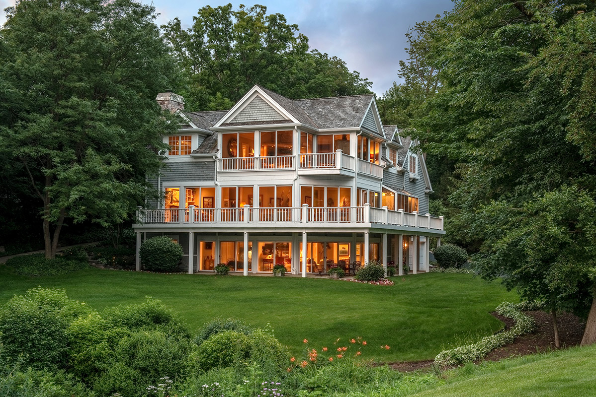 Two Luxury Lake Geneva Waterfront Homes to be Sold at BacktoBack